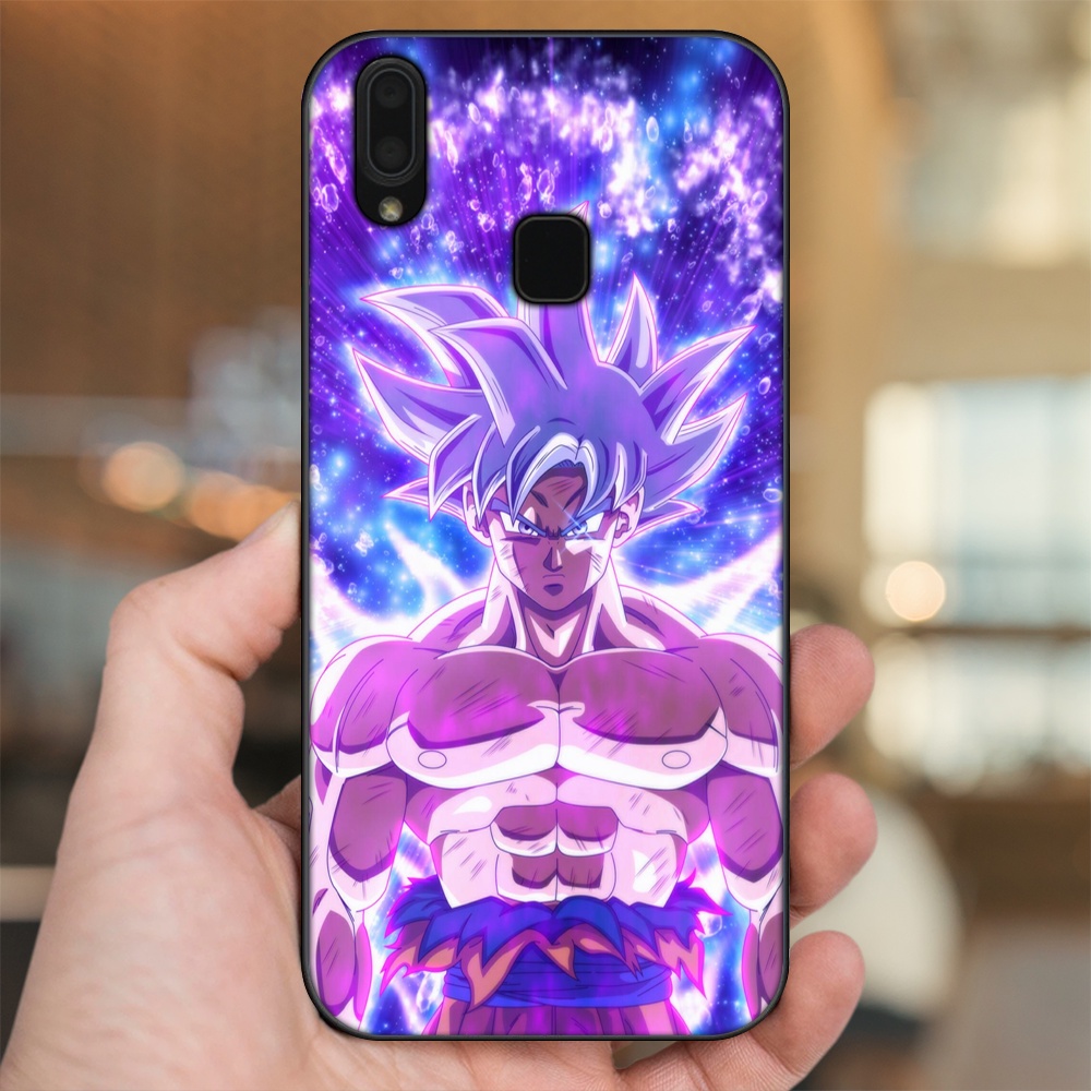 Ốp lưng Vivo Y91, Y95 viền đen in hình Goku Dragon Ball