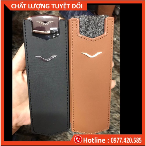 Bao Da Vertu Signature S Bao Da Không Nắp 🍀 CAM KẾT DA THẬT 100% 🍀 Bao Da Điện Thoại Vertu