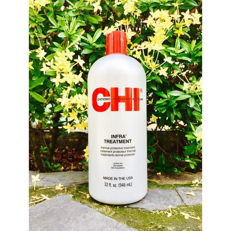 #chi_usa_chính_hãng_100% Dầu xả dưỡng tóc CHI Infra Treatment phục hồi tóc khô và hư tổn 946ml