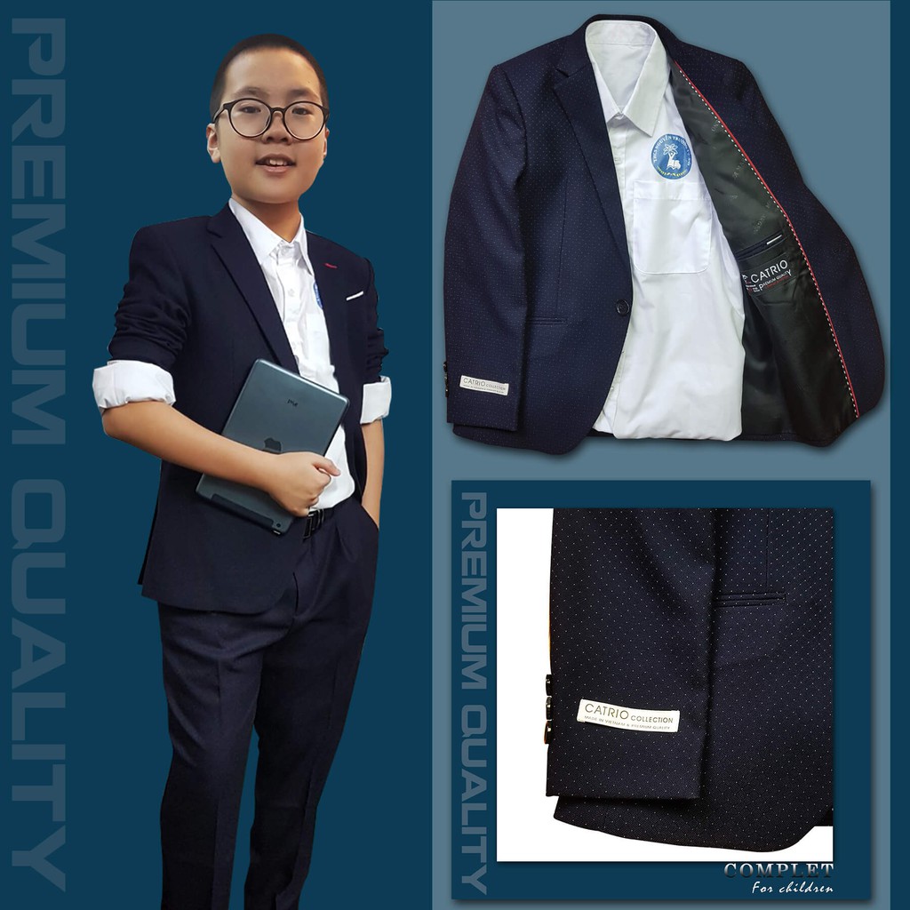 BỘ VEST BÉ TRAI CATRIO ACT660 TỪ 3 TUỔI ĐẾN 11 TUỔI THUỘC BST QUẦN ÁO TRẺ EM COMPLET VEST CATRIO 2021