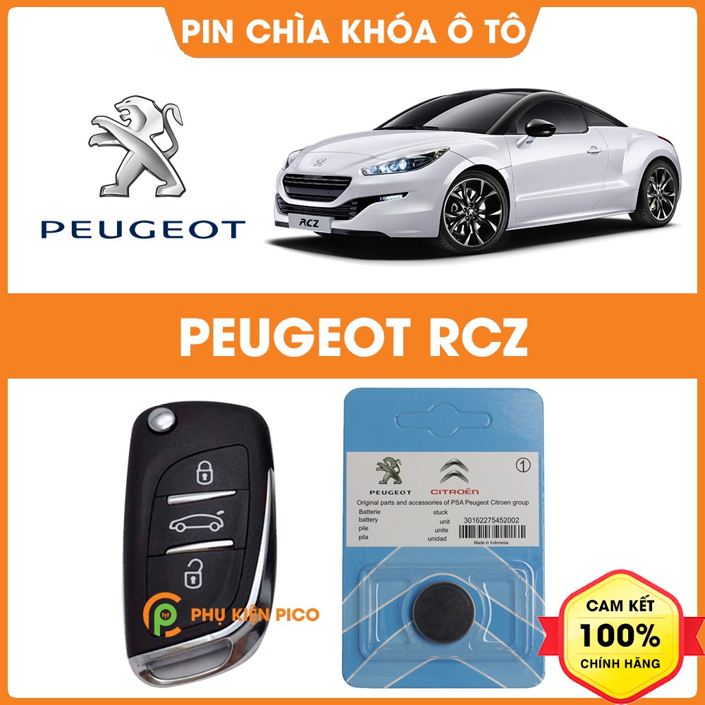 Pin chìa khóa ô tô Peugeot RCZ chính hãng sản xuất theo công nghệ Nhật Bản – Pin chìa khóa Peugeot RCZ