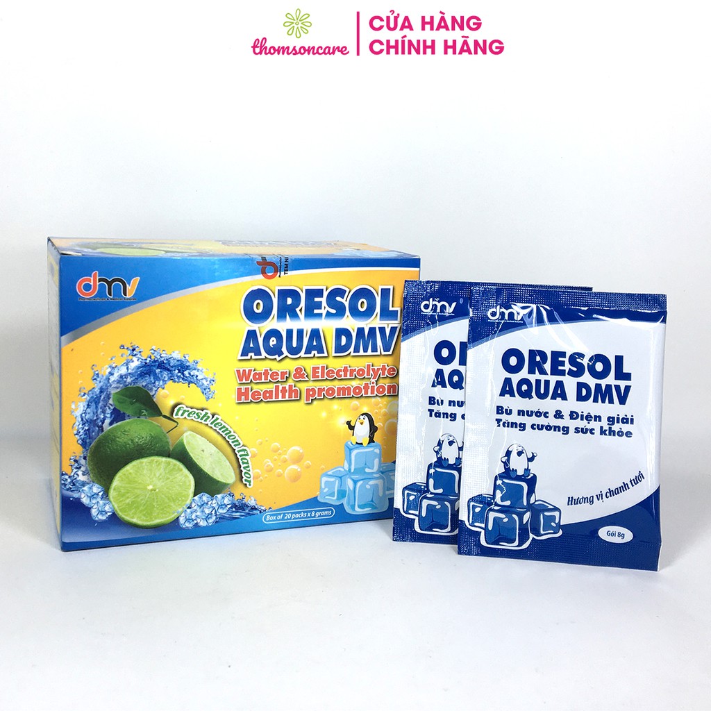 Oresol Aqua DMV - Giúp bù nước và chất điện giải cho cơ thể khi hoạt động thể lực nhiều