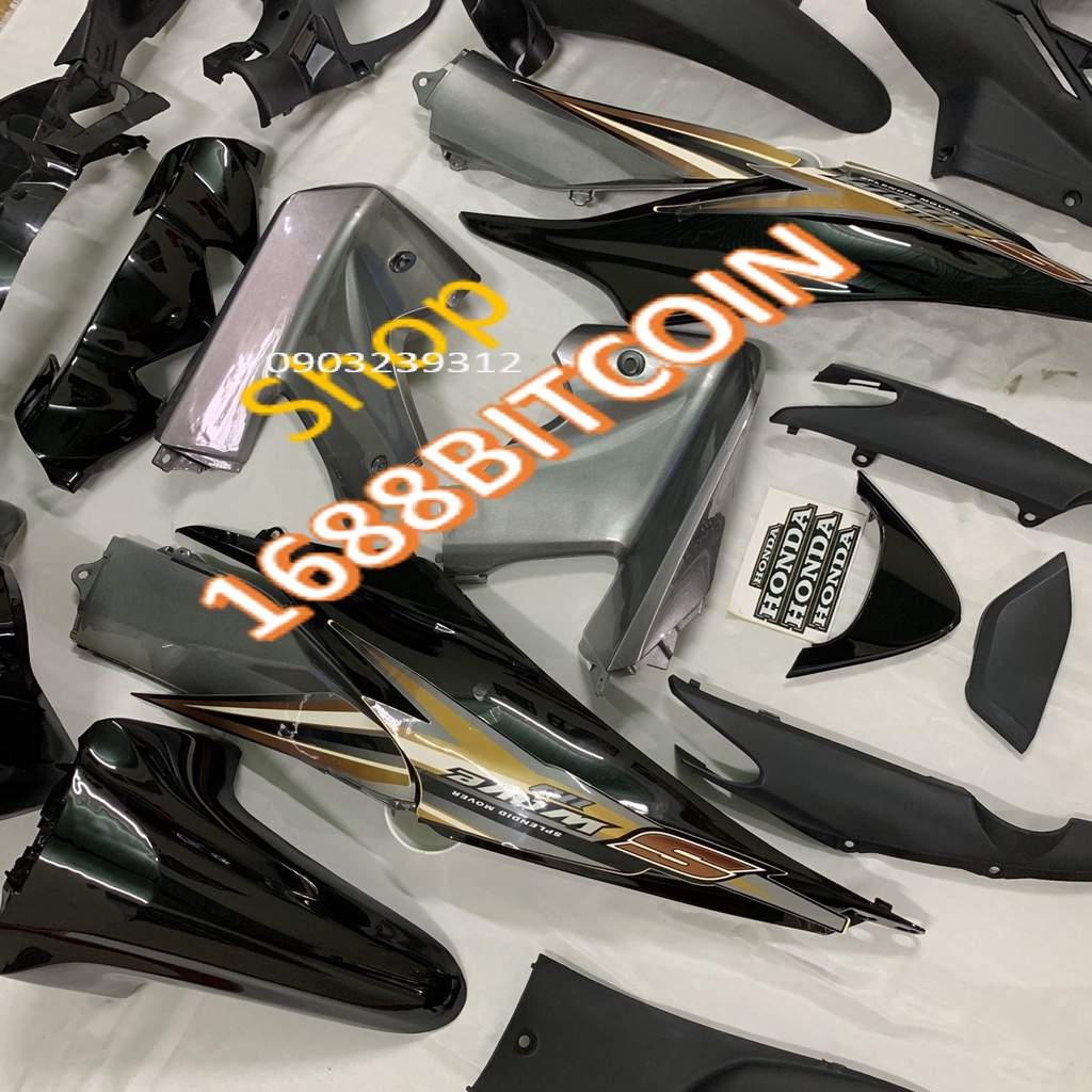 Dàn áo Wave S110  hàng Việt Nam loại 1 màu ĐEN