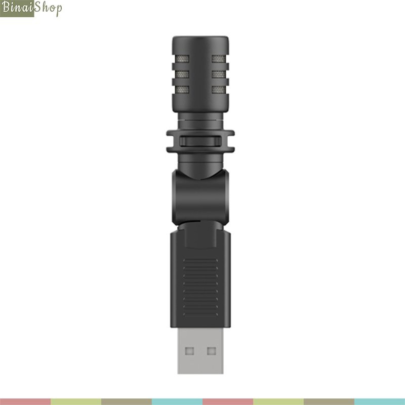 Boya BY-M100UA - Micro Condenser USB Nhỏ Gọn Thu Âm Đa Hướng, Sử Dụng Cho Máy Tính Windows