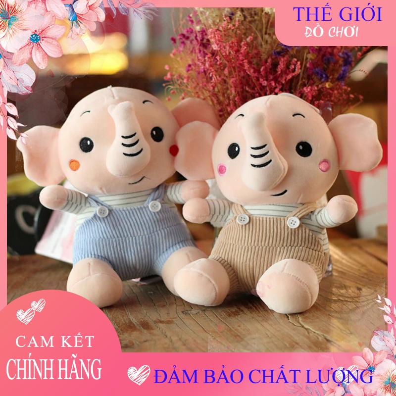 [Hỏa Tốc] Gấu Bông - Thú Bông - Voi Bông Nhiều Mẫu Kích Cỡ 25cm Cho Bé