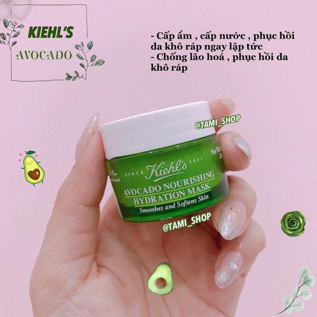 Mặt Nạ Kiehl's Avocado / Rare Earth / Calendula &amp; Aloe / Turmeric &amp; Cranberry