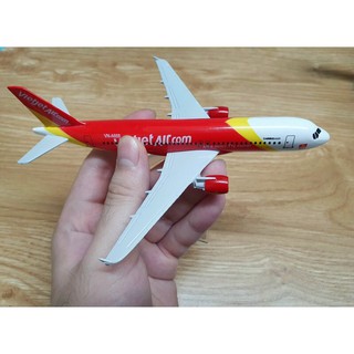 Mô hình máy bay Vietjet air 16cm