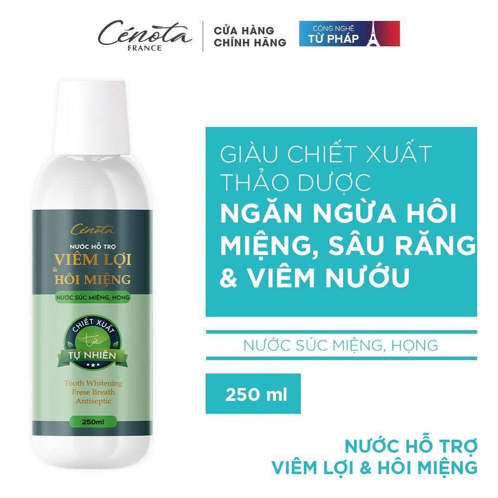 Nước Súc Miệng Cenota Ngăn Ngừa Hôi Miệng, Sâu Răng &amp; Viêm Nướu 250ml