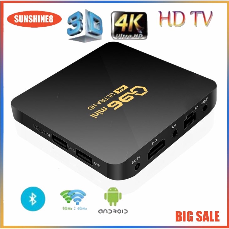 Đầu thu tivi thông minh siêu nét Television Box Home Network Play 12.0 System Smart Media Box