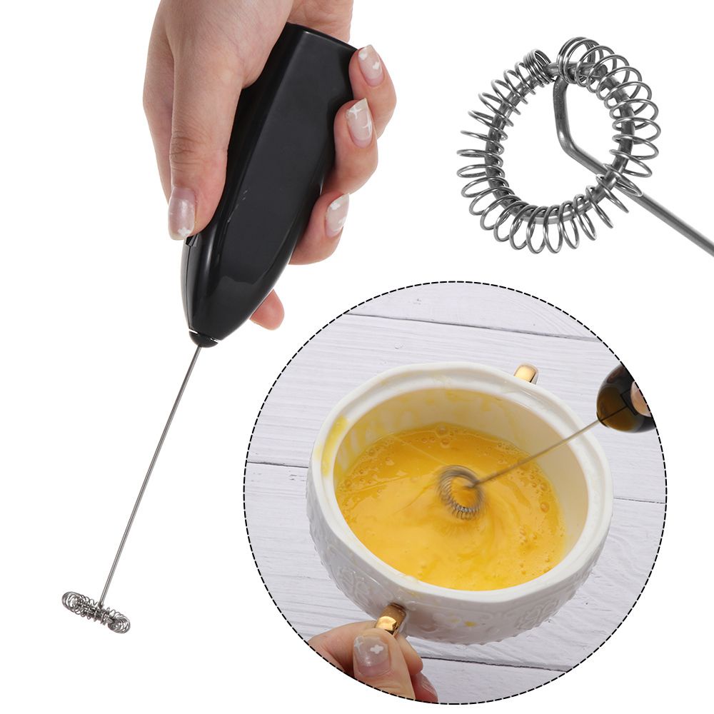 Máy Đánh Trứng/Tạo Bọt Cà Phê Cầm Tay Bằng Thép Không Gỉ Nhiều Màu Sắc Dùng Trong Nhà Bếp