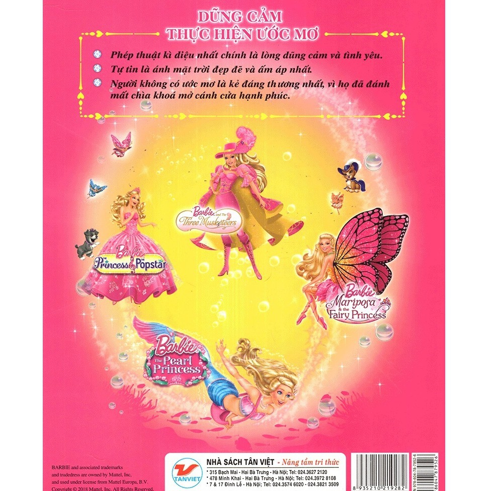Barbie Bồi Dưỡng Nhân Cách Cho Bé Gái - Dũng Cảm Thực Hiện Ước Mơ