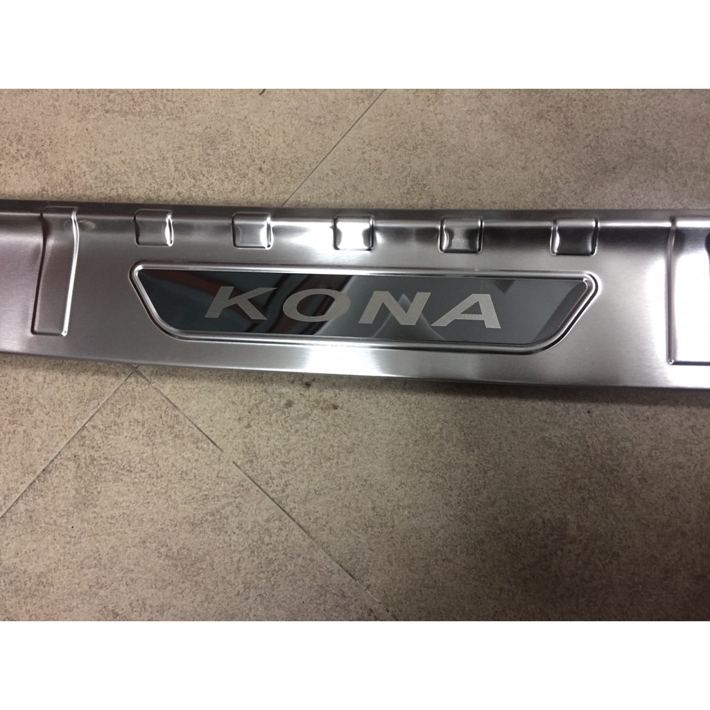 Chống Trầy Cốp Xe KONA 2018 2019 2020 2021 mẫu Inox