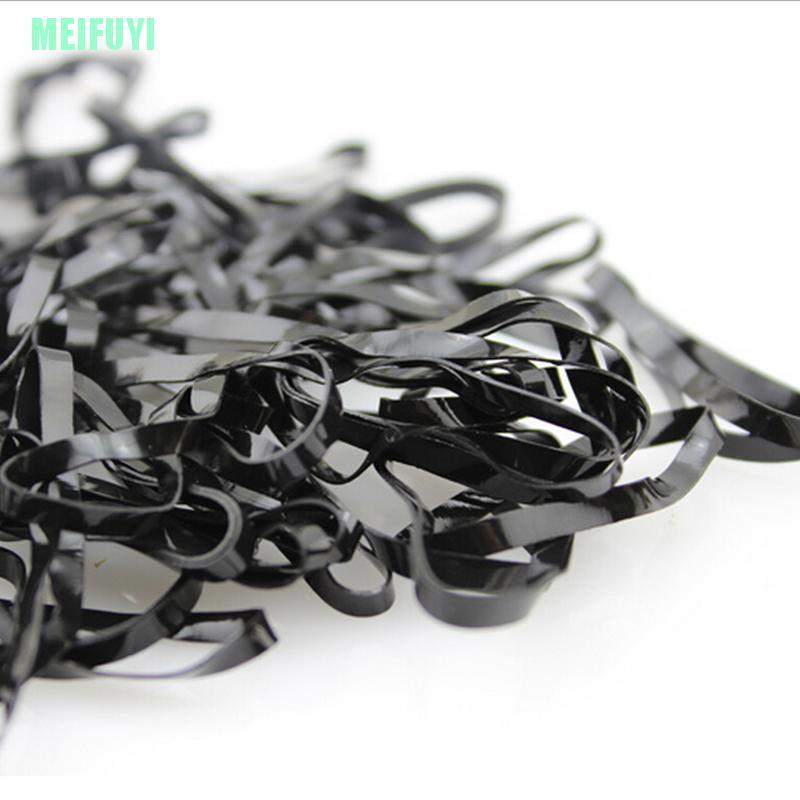 (Hàng Mới Về) Set 400-500 Dây Buộc Tóc Co Giãn Dễ Điều Chỉnh Cho Bé Gái