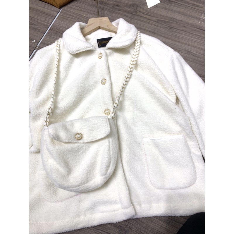  Áo khoác lông kèm túi | BigBuy360 - bigbuy360.vn