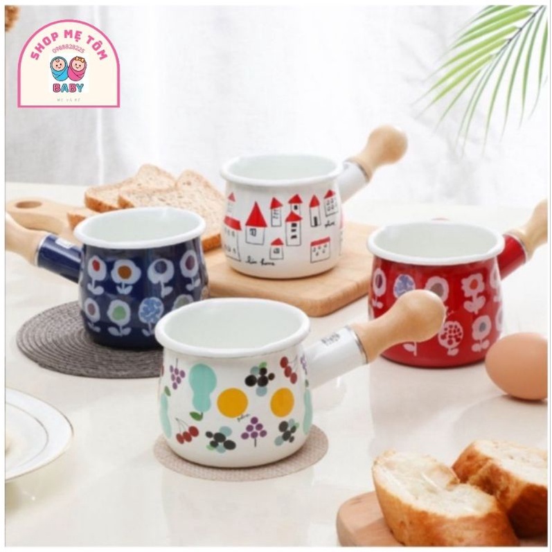 Nồi mini nấu bột, đun sữa, quấy cháo cháo cho bé