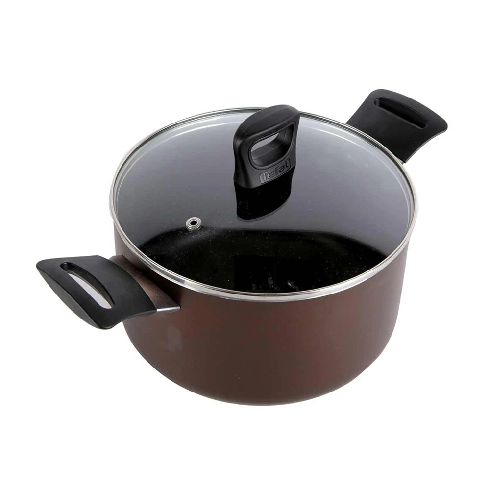 Nồi nhôm đế từ 20cm chống dính kèm nắp Tefal Day By Day G1434406 - Hàng chính hãng