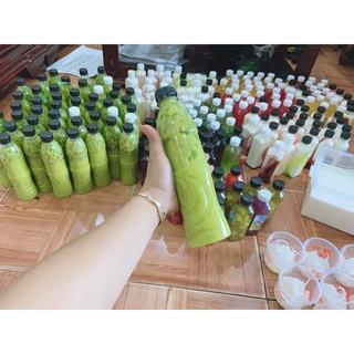 100 Chai nhựa 500ml ( nắp đen)