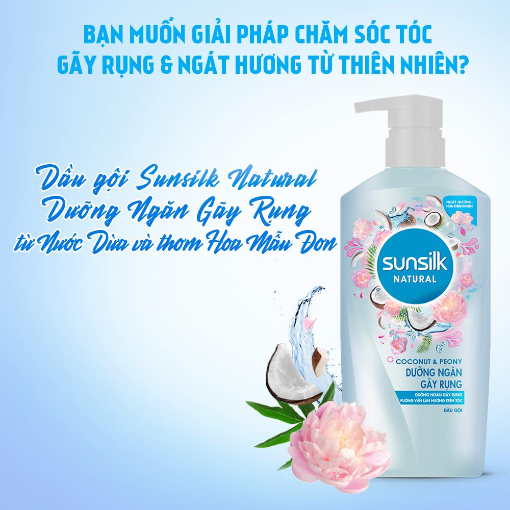 [Mã FMCGMALL -8% đơn 250K] Dầu gội Sunsilk thiên nhiên 650gr