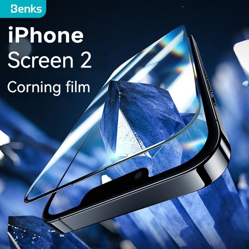 Benks Kính Cường Lực Bảo Vệ Màn Hình Chống Trầy Cho iphone 15 14 plus 13 pro max