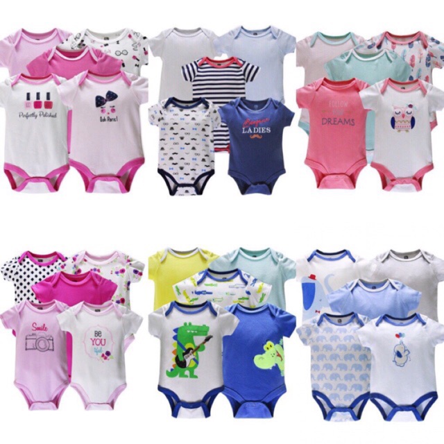 Set 5 body xuất dư xịn cho bé trai và bé gái