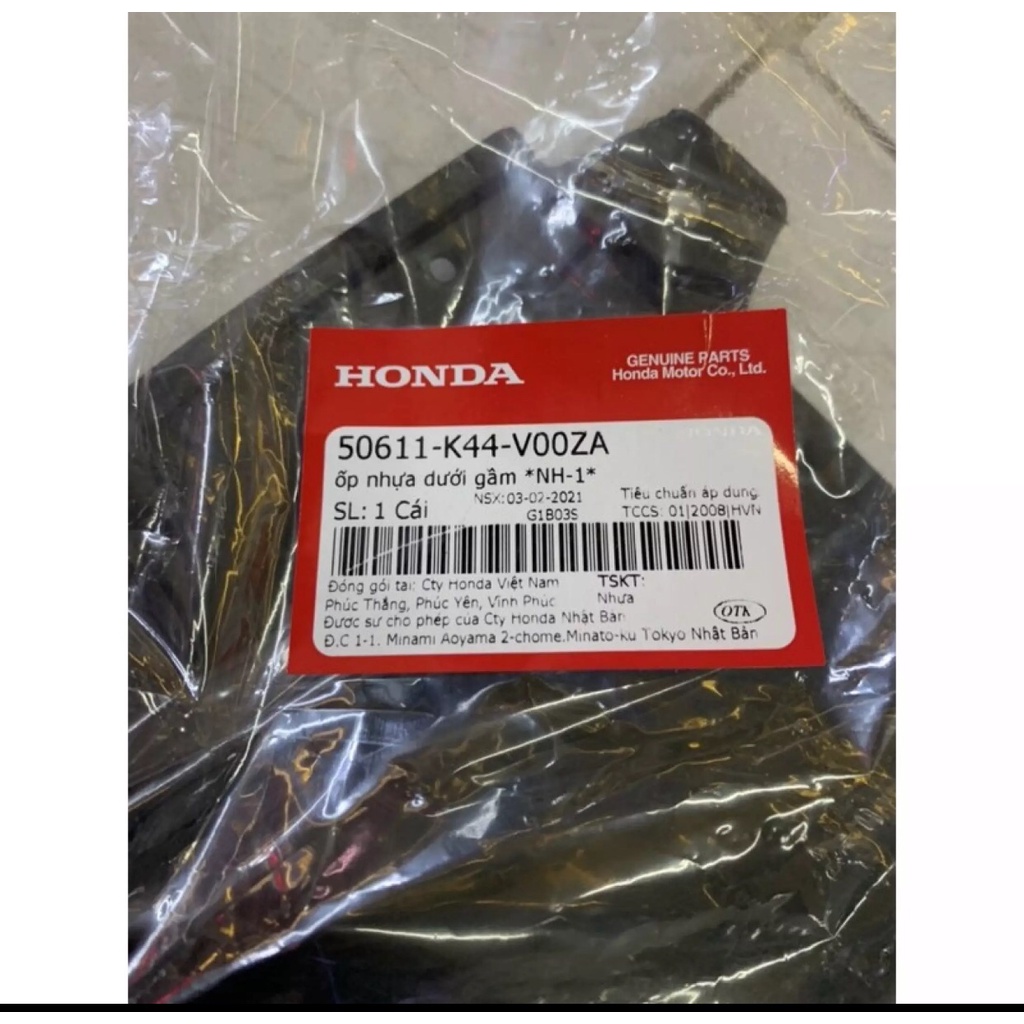 ỐP GẦM/ CHẮN BÙN DƯỚI VISION K44 XÀI CHUNG TỪ ĐỜI 2015 ĐẾN 2020 ZIN CHÍNH HÃNG HONDA