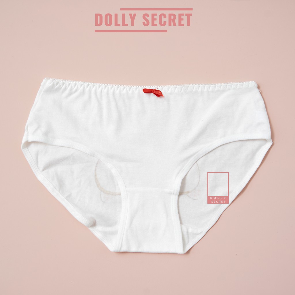 Hộp 5 quần lót cotton 100 đáng yêu học sinh chống hằn lộ viền co giãn bốn chiều cho nữ VANI DOLLY SECRET QL032 | BigBuy360 - bigbuy360.vn