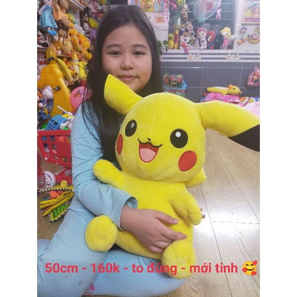 Gấu bông Pikachu size trung to🥰🥰🥰