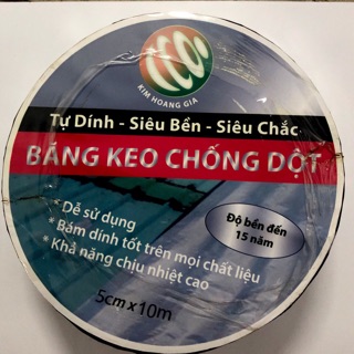5cm x 10m BĂNG KEO CHỐNG DỘT MÁI TÔN ĐA NĂNG- SIÊU DÍNH 5cm x 10m