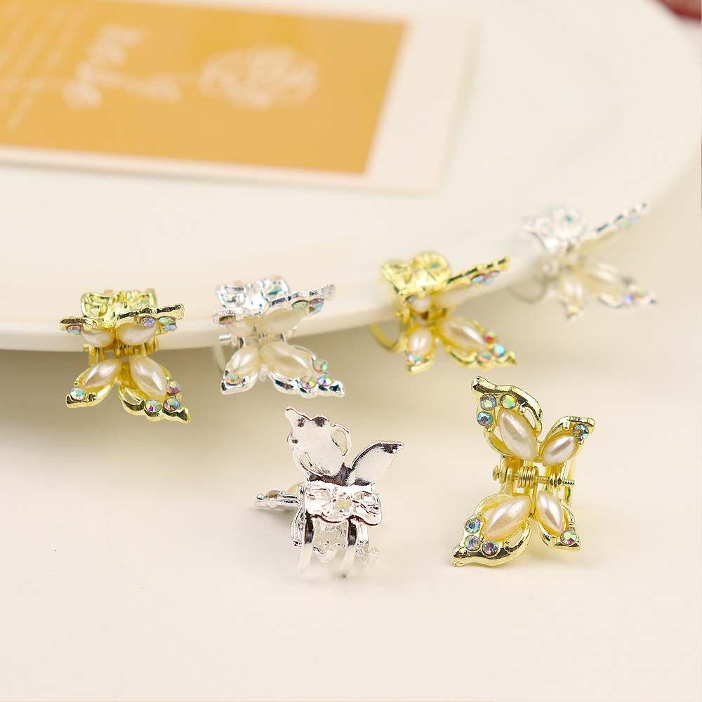 Kẹp Tóc Càng Cua Nhỏ Hình Bướm Cá Tính Ngọt Ngào BERNARDO|Kẹp Tóc Hợp Kim Phong Cách Hàn Quốc Xinh Xắn