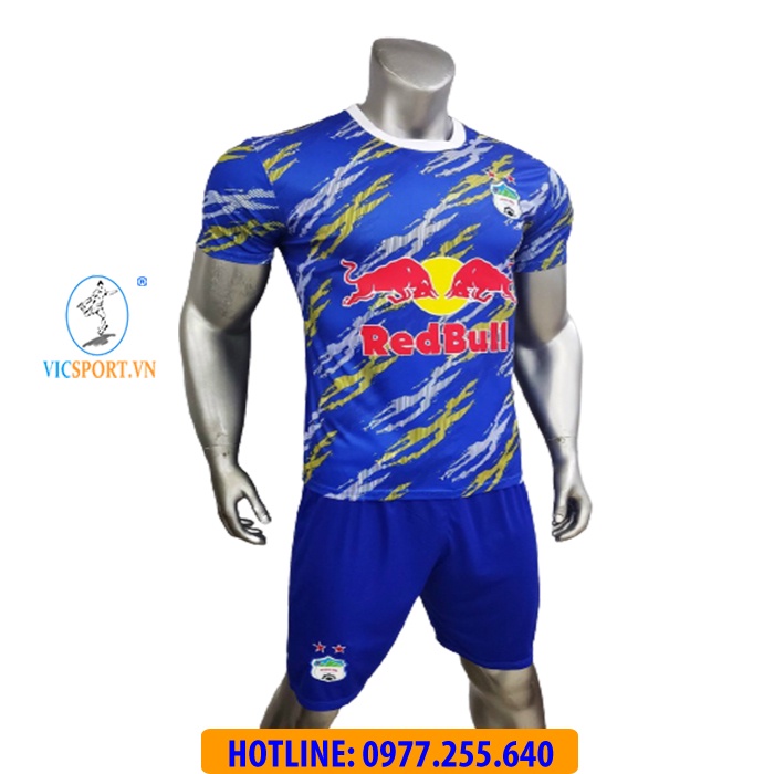 Áo Bóng Đá Trẻ Em HAGL, Quân Áo Đá Banh cho bé CLB HOÀNG ANH GIA LAI 2022 Thun Lạnh - Vicsport