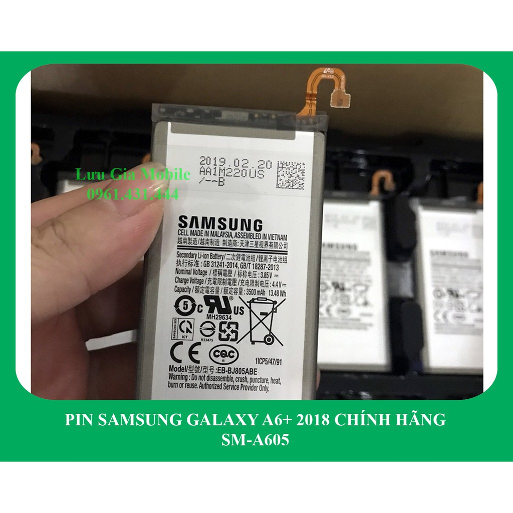 Pin Samsung Galaxy A6+ chính hãng A605 | Phát hiện hàng giả đền 10 lần giá trị sản phẩm