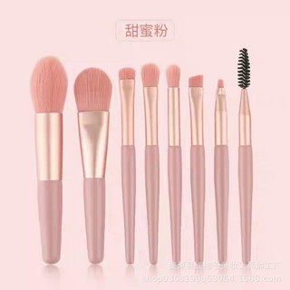 Set 8 Cọ Mini Trang Điểm Makeup Kèm Túi Zip