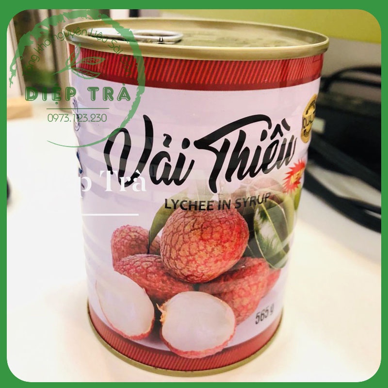 Vải thiều ngâm đường 565gr / Chôm Chôm Ngâm đường / Vải ngâm Pogi