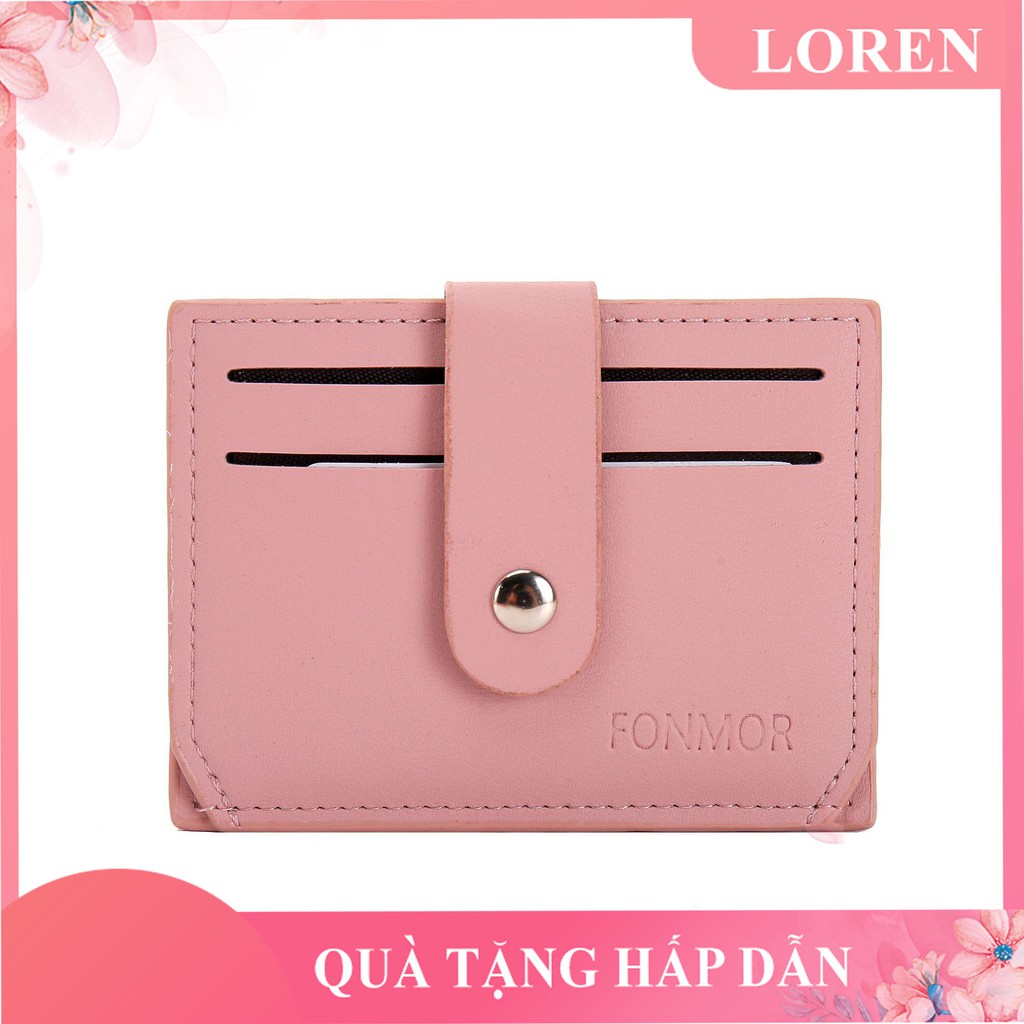 Ví nữ đẹp cầm tay mini da mềm cao cấp đựng thẻ nhiều ngăn VNO1