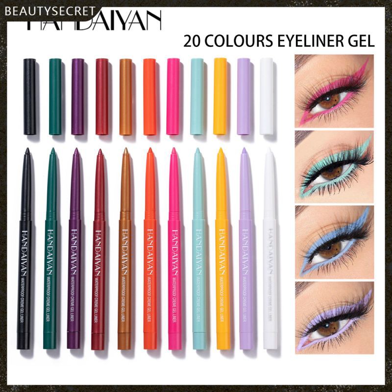 (Hàng Mới Về) Bút Kẻ Mắt Handaiyan Chống Thấm Nước Và Mồ Hôi Lâu Trôi Không Nhòe Với 20 Màu Lựa Chọn