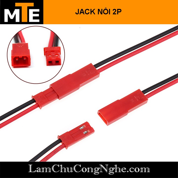 Cặp Jack kết nối JST-2P 2 Pin 20CM