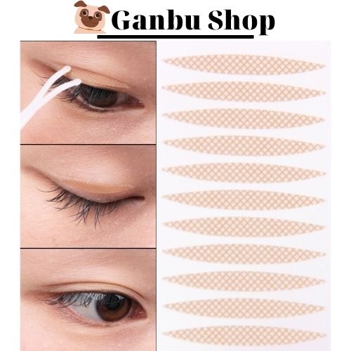 Miếng Dán Mí Sẵn Keo Màu Da Tự Nhiên Không Lộ, Không Cộm Mắt