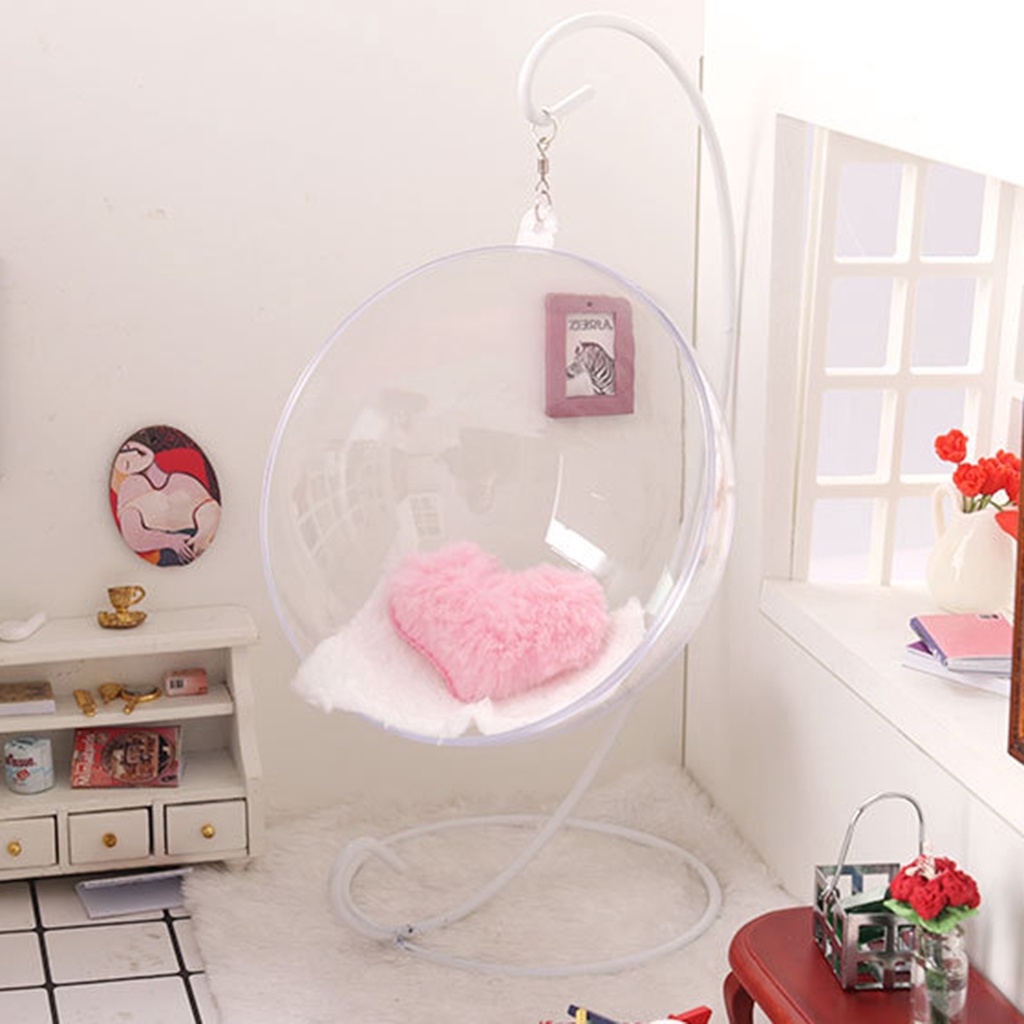 Mô Hình Ghế Xích Đu Bằng Chất Liệu Thân Thiện Với Môi Trường Dùng Để Trang Trí Nhà Búp Bê