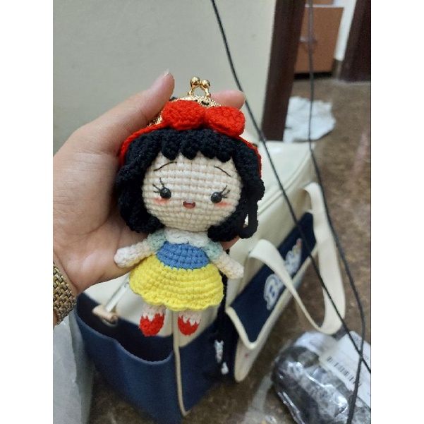 túi đựng tỏi hình bé gái