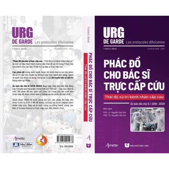 Sách - Phác đồ cho bác sĩ trực cấp cứu ( thái độ xử trí bệnh nhân cấp cứu )