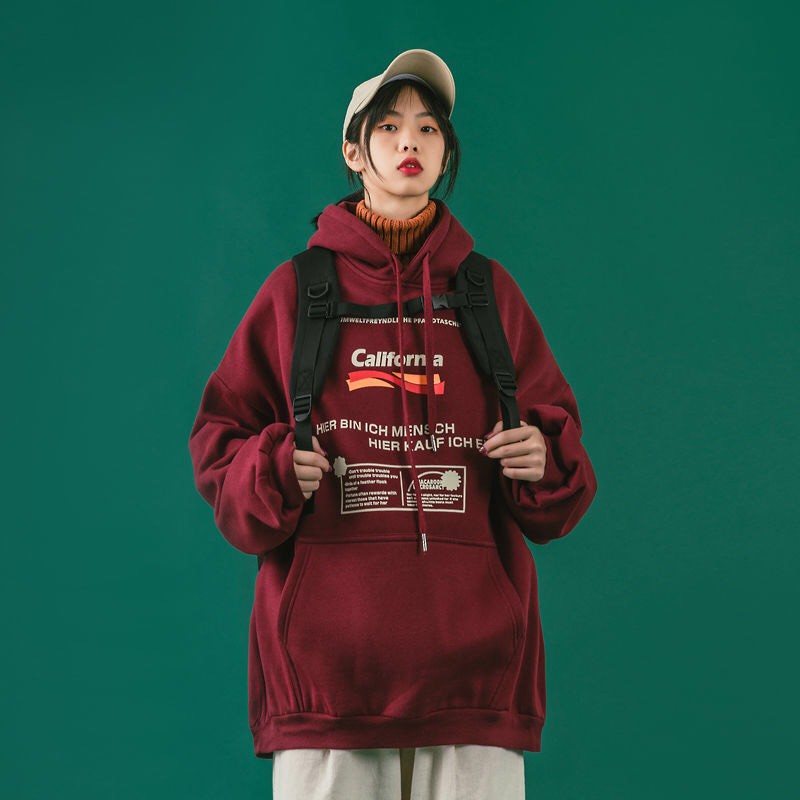 Áo nỉ CALIFORNIA có mũ phối tay bồng trẻ trung năng động - Moon Unisex | BigBuy360 - bigbuy360.vn