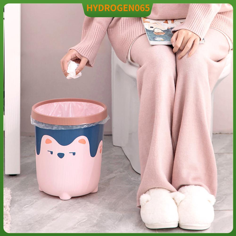 [Mã Cls2404A Giảm 30K Đơn 150K] Thùng Rác Hình Chú Gấu Dễ Thương Dung Tích Lớn Cho Phòng Tắm Ngủ Bếp Khách Hydrogen065