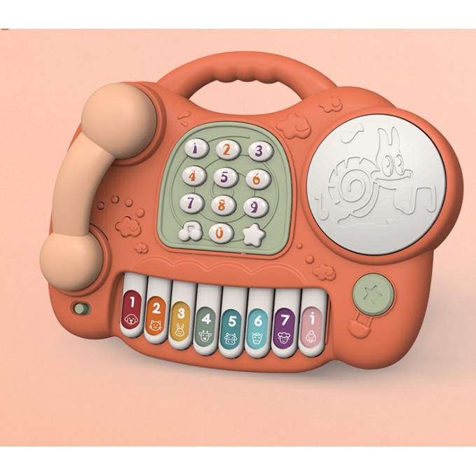 Điện thoại đồ chơi trẻ em LIKETECH TOYS phát âm thanh vui nhộn cho bé thông minh