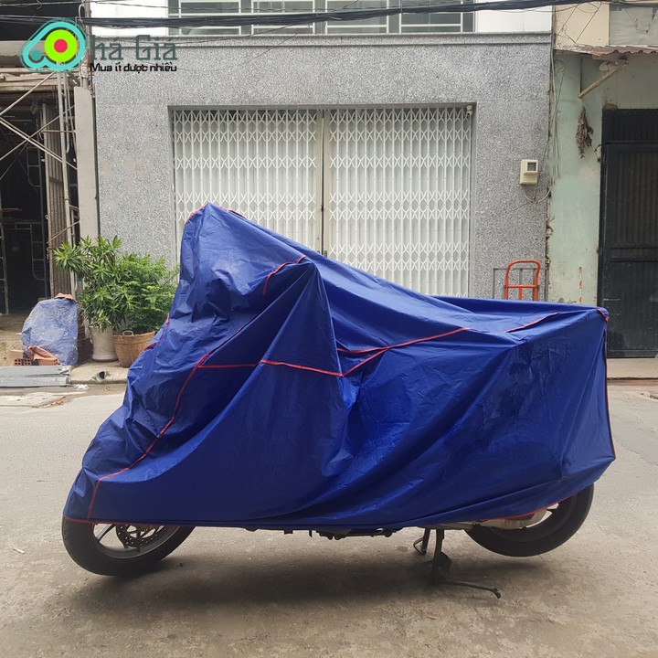 Bạt Phủ Xe Moto, Áo bạt phủ trùm xe máy Vải Dày Cao Cấp Chống Mưa Nắng các dòng xe thông dụng hiện nay