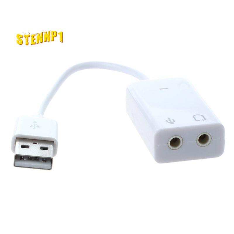 Usb 2.0 Virtual 2.1 Channel 7.1 3d Sound Card Adapter