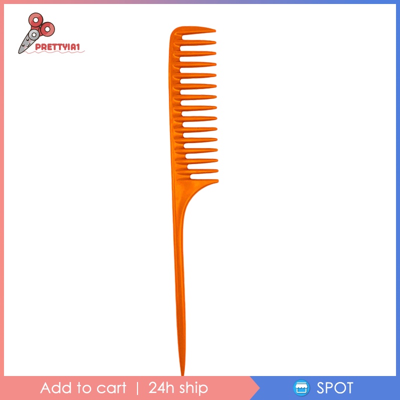 Lược Đuôi Răng Thưa Prettyia1 Với Đuôi Ghim Cài Tạo Kiểu Tóc Cho Nam Và Nữ