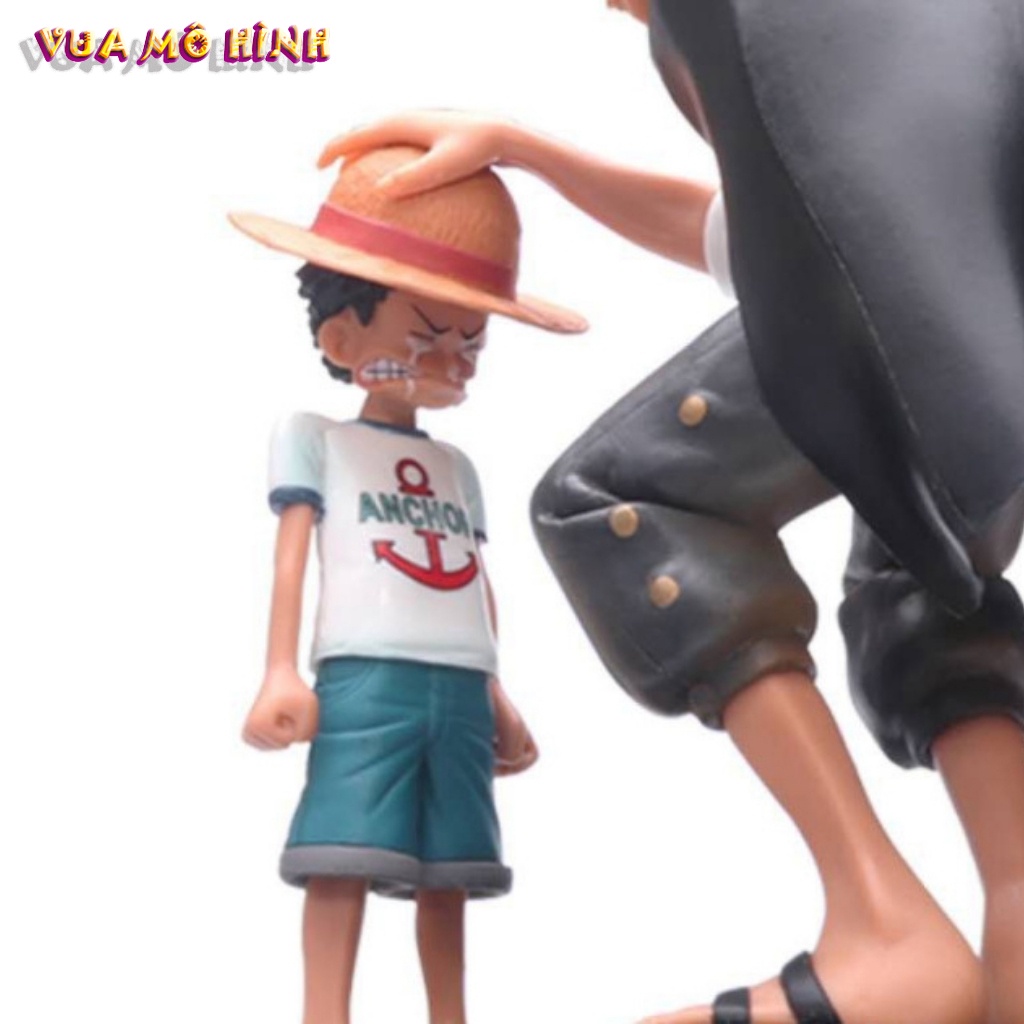 [RẺ VÔ ĐỊCH] Mô hình One Piece - Figure Luffy và Shank lúc chia tay cao 23cm nặng 440gram