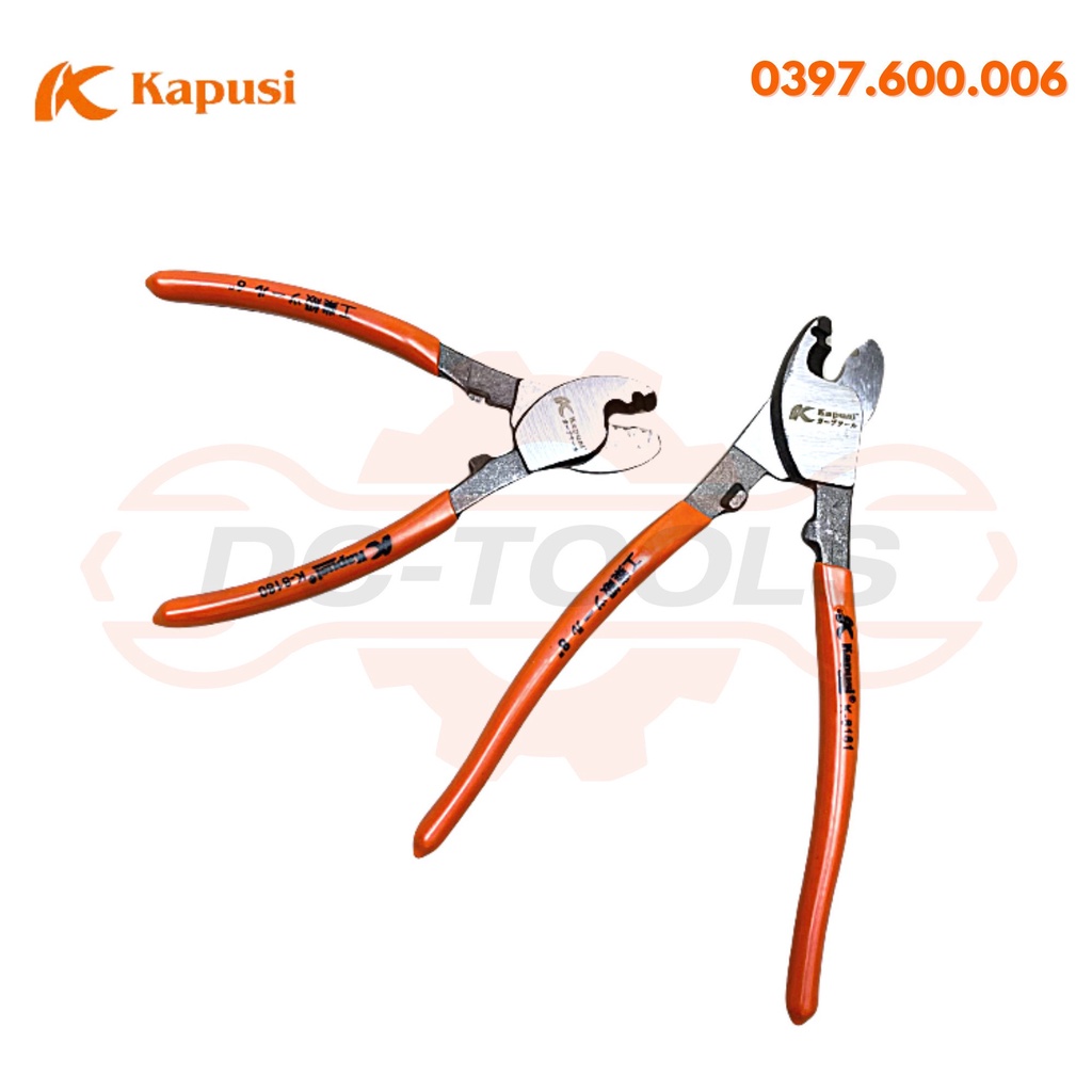 KIỀM CÁP, KÌM CẮT CÁP ĐIỆN, NHÔM TO NHỎ 8 INCH 10 INCH KAPUSI DC-TOOLS