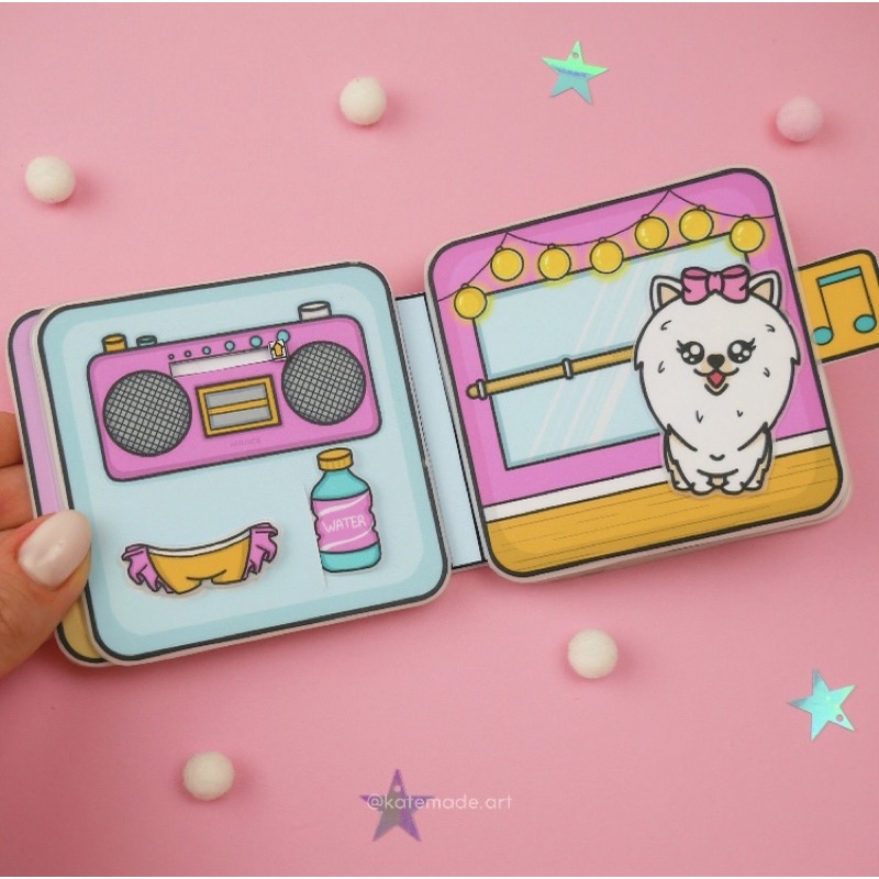 NGÔI NHÀ BÚP BÊ GIẤY CÚN LUNA