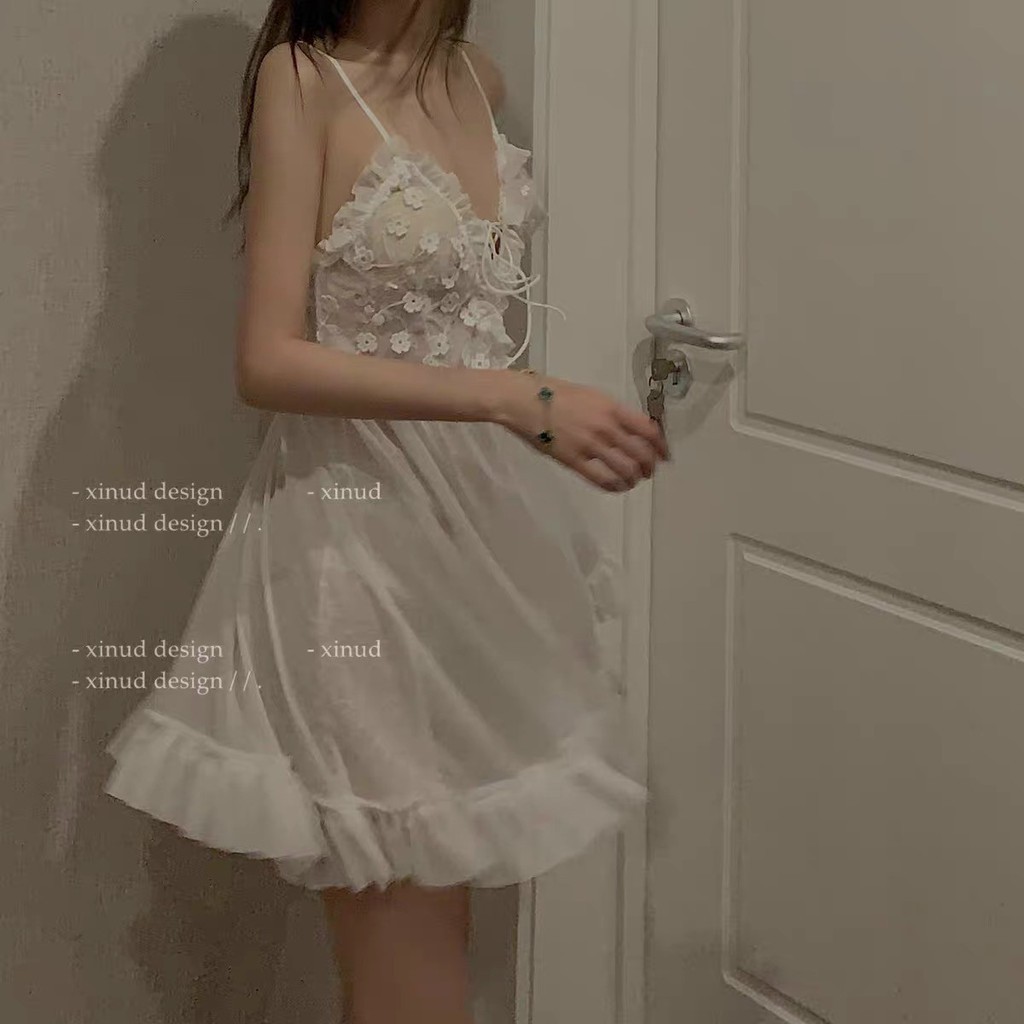 Váy ngủ sexy cao cấp Đầm mặc nhà gợi cảm quyến rũ